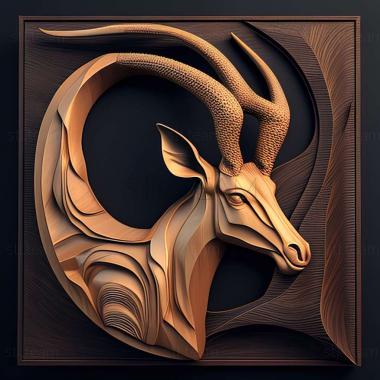 3D model Xylotrechus antilope (STL)